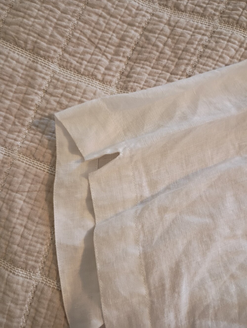 Nat Nast White Linen Embroidered Button-Down Shirt - Picture 4 of 5